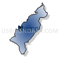 Census Tract 2902, Patillas Municipio, Puerto Rico (Radial Fill with Shadow)