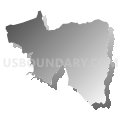 Census Tract 9570, Utuado Municipio, Puerto Rico (Gray Gradient Fill with Shadow)