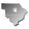 Walker County School District, Alabama (Gray Gradient Fill with Shadow)