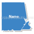 Chambers County School District, Alabama (Solid Fill with Shadow)