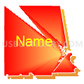 Chambers County School District, Alabama (Bright Blending Fill with Shadow)