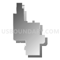 Prescott Unified District, Arizona (Gray Gradient Fill with Shadow)