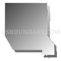 Morenci Unified District, Arizona (Gray Gradient Fill with Shadow)