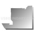 Clifton Unified District, Arizona (Gray Gradient Fill with Shadow)