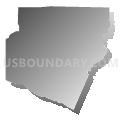 Carpinteria Unified School District, California (Gray Gradient Fill with Shadow)