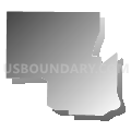 Rocklin Unified School District, California (Gray Gradient Fill with Shadow)