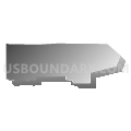 Brea-Olinda Unified School District, California (Gray Gradient Fill with Shadow)
