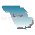 Esparto Unified School District, California (Blue Gradient Fill with Shadow)