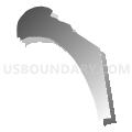 Coronado Unified School District, California (Gray Gradient Fill with Shadow)