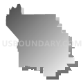 Fresno Unified School District, California (Gray Gradient Fill with Shadow)