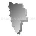 Manteca Unified School District, California (Gray Gradient Fill with Shadow)