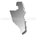 Yuba City Unified School District, California (Gray Gradient Fill with Shadow)