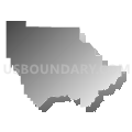 Mountain Valley Unified School District, California (Gray Gradient Fill with Shadow)