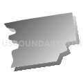Glastonbury School District, Connecticut (Gray Gradient Fill with Shadow)