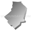 Oxford School District, Connecticut (Gray Gradient Fill with Shadow)