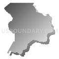 Union County School District, Georgia (Gray Gradient Fill with Shadow)