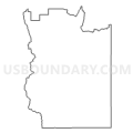 Bear Lake County School District 33, Idaho (Light Gray Border)
