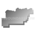 Clark County School District 161, Idaho (Gray Gradient Fill with Shadow)