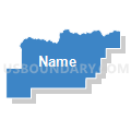 Clark County School District 161, Idaho (Solid Fill with Shadow)
