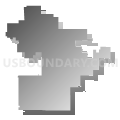 Southwestern Community Unit School District 9, Illinois (Gray Gradient Fill with Shadow)