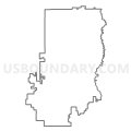 Edwards County Community Unit School District 1, Illinois (Light Gray Border)