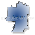 Murphysboro Community Unit School District 186, Illinois (Radial Fill with Shadow)