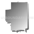 Crab Orchard Community Unit School District 3, Illinois (Gray Gradient Fill with Shadow)