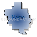 Eldorado Community Unit School District 4, Illinois (Radial Fill with Shadow)
