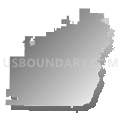 Du Quoin Community Unit School District 300, Illinois (Gray Gradient Fill with Shadow)