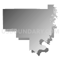 Crawford County Community School Corporation, Indiana (Gray Gradient Fill with Shadow)