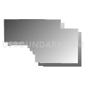 Franklin County Community School Corporation, Indiana (Gray Gradient Fill with Shadow)