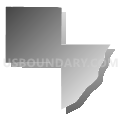 Cass Township Schools, Indiana (Gray Gradient Fill with Shadow)