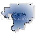 Iowa Valley Community School District, Iowa (Radial Fill with Shadow)