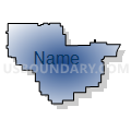 Northeast Community School District, Iowa (Radial Fill with Shadow)