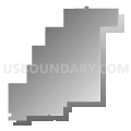 Bondurant-Farrar Community School District, Iowa (Gray Gradient Fill with Shadow)