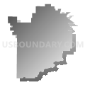 West Liberty Community School District, Iowa (Gray Gradient Fill with Shadow)