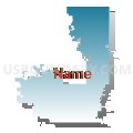 Barnes Unified School District 223, Kansas (Blue Gradient Fill with Shadow)