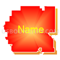 Woodson Unified School District 366, Kansas (Bright Blending Fill with Shadow)