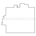 Comanche County Unified School District 300, Kansas (Light Gray Border)