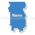 Hanston Unified School District 228, Kansas (Solid Fill with Shadow)