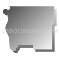 Oskaloosa Public Schools Unified School District 341, Kansas (Gray Gradient Fill with Shadow)