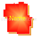 Montezuma Unified School District 371, Kansas (Bright Blending Fill with Shadow)