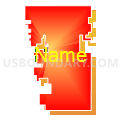 Claflin Unified School District 354, Kansas (Bright Blending Fill with Shadow)