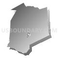 Franklin County School District, Kentucky (Gray Gradient Fill with Shadow)