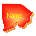 Raceland-Worthington Independent School District, Kentucky (Bright Blending Fill with Shadow)