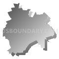 Somerset Independent School District, Kentucky (Gray Gradient Fill with Shadow)