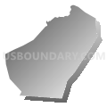 Adair County School District, Kentucky (Gray Gradient Fill with Shadow)