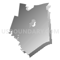 Barren County School District, Kentucky (Gray Gradient Fill with Shadow)