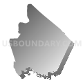 Breckinridge County School District, Kentucky (Gray Gradient Fill with Shadow)