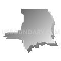 St. Landry Parish School District, Louisiana (Gray Gradient Fill with Shadow)